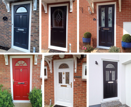 DGA Frames has fitted half the doors in Weston cul-de-sac ‘The Copse’
