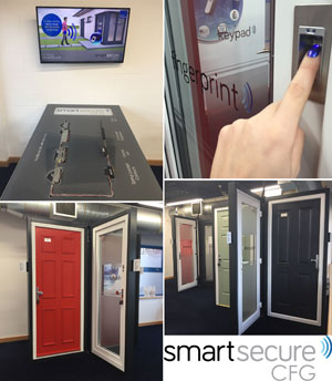 Carl F Groupco’s interactive showroom showcases the capabilities of SmartSecure’s electronic locking and smart access control capabilities. Carl F Groupco’s interactive showroom showcases the capabilities of SmartSecure’s electronic locking and smart access control capabilities.