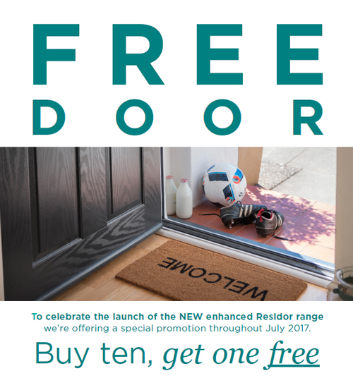 Residor most secure GRP door…Free in July!