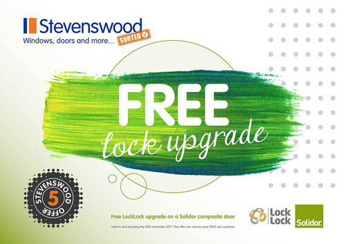 Free Lock Lock upgrade on all Solidors from Stevenswood Free Lock Lock upgrade on all Solidors from Stevenswood