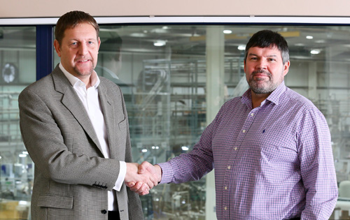 Roger Hartshorn (right) will be handing over control of Liniar to Martin Thurley. Roger Hartshorn (right) will be handing over control of Liniar to Martin Thurley.