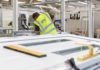 Inside the new CMS Window Systems factory in Kirkcaldy, which opened in June 2018 as part of its investment programme and is a dedicated production facility for doors.