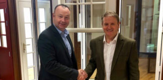 left to right. David Stevenson from The Saw Centre and Colin Torley
