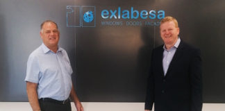 left to right: Simon Moore with sales director Kevin Warner