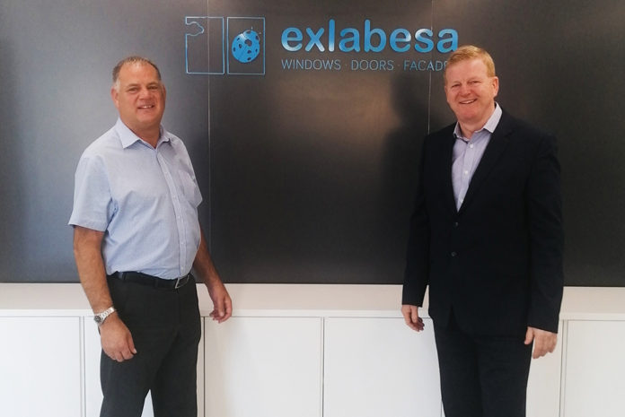 left to right: Simon Moore with sales director Kevin Warner