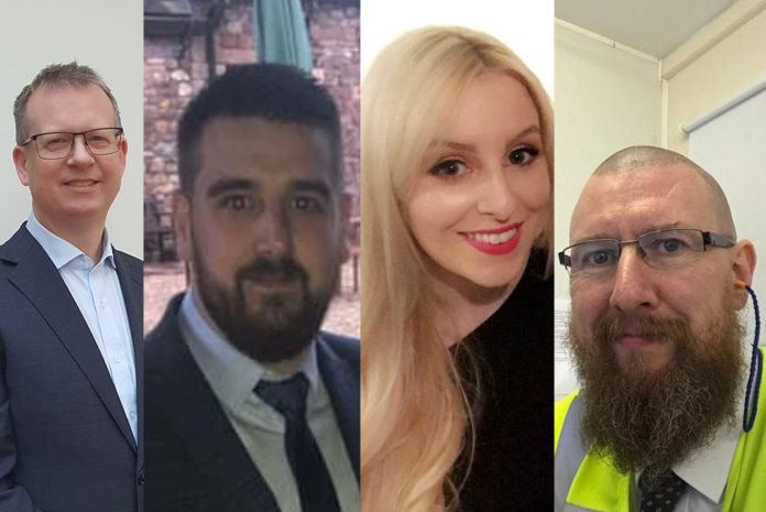 Darren Pusey; John Brady; Laura Cribb and Stephen Porter Darren Pusey; John Brady; Laura Cribb and Stephen Porter