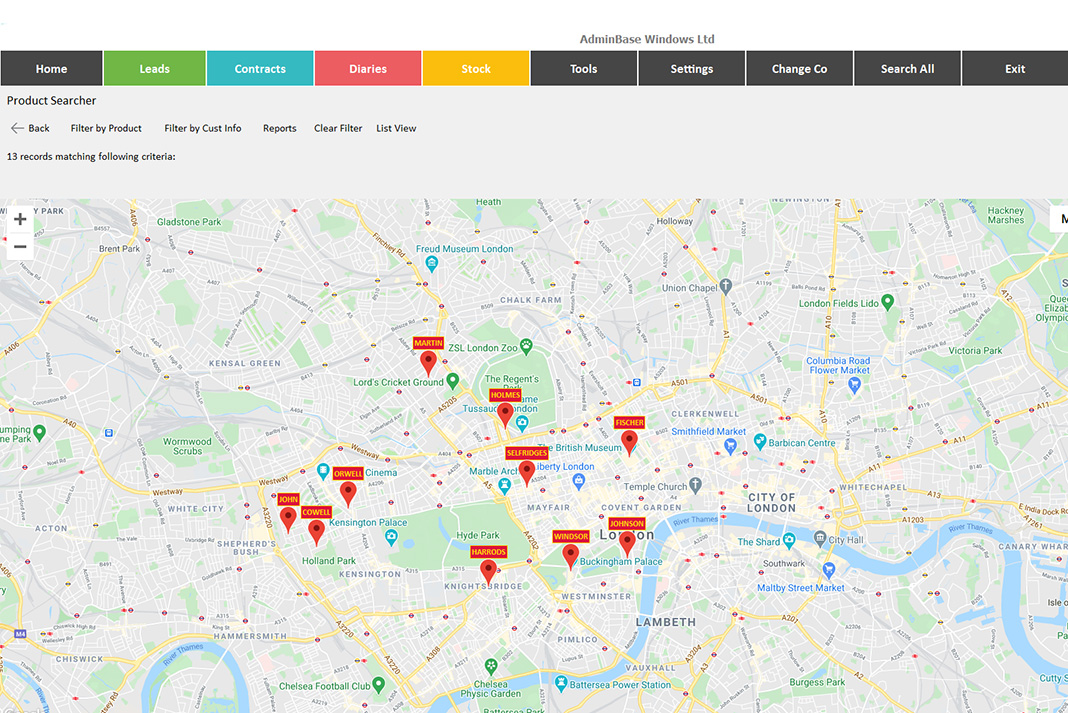 New Google Maps feature for adminbase allows at-a-glance job planning ...