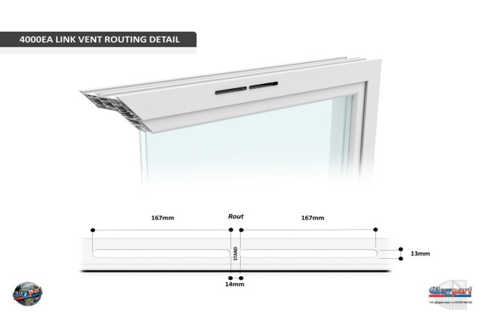 4000EA LINK VENT ROUTING DETAIL Rehau